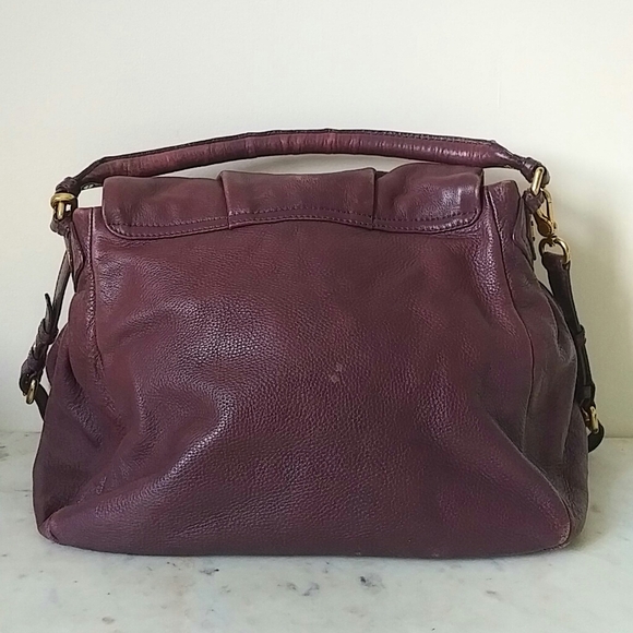 MARC JACOBS - large lilac soft leather shoulder bag - Picture 2 of 11